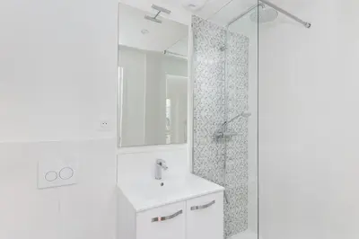 Salle de bains dans l'établissement Korrigan