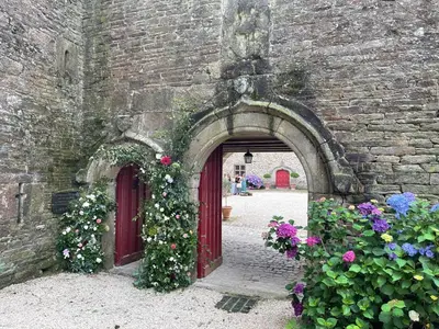 Jardin de l'établissement Manoir de Mezedern
