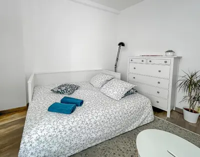 Un ou plusieurs lits dans un hébergement de l'établissement Séjour calme au cœur de Brest, vue sur la rade