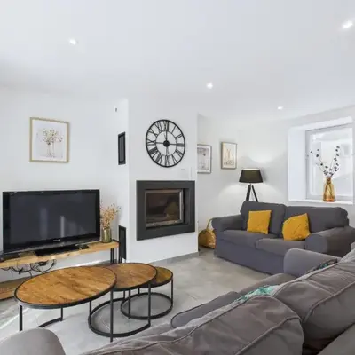 Maison de campagne avec grand jardin pour 8