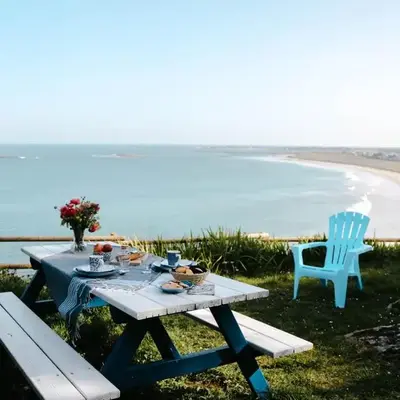 Terrasse vue mer pour 2 personnes
