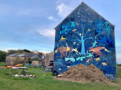 Jardin de l'établissement Gite de la Fresque