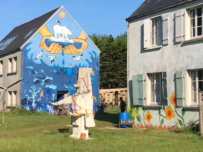Jardin de l'établissement Gite de la Fresque