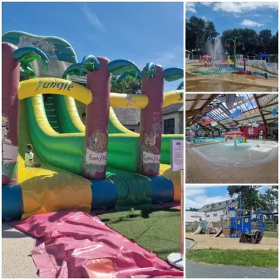 Piscine de l'établissement Mobilhome chaleureux ou située à proximité