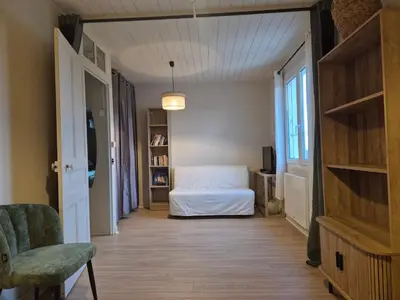 Un ou plusieurs lits dans un hébergement de l'établissement Maison de keringar Vian, Entre terre et mer LE CONQUET