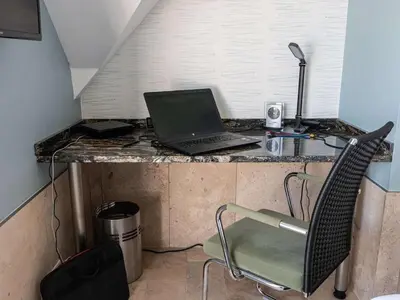 Télévision ou salle de divertissement dans l'établissement DUXCAAR Saint Pabu Comfortable holiday residence