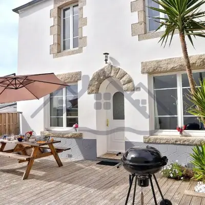 LocaLise - M5 - Maison de vacances sur le port de Lechiagat - terrasse entièrement close - Wifi inclus - Draps inclus - Animaux bienvenus