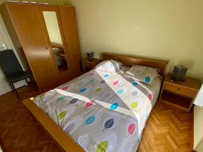 Un ou plusieurs lits dans un hébergement de l'établissement Maison à la Campagne à Melgven