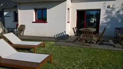 Jardin de l'établissement Maison et Plage de Sable Fin
