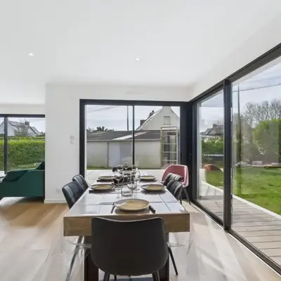 Maison moderne pour 8 à 400m de la plage