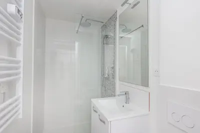 Salle de bains dans l'établissement L'Ankou