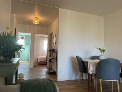 Coin salon dans l'établissement Le Vieux Port - Vue mer