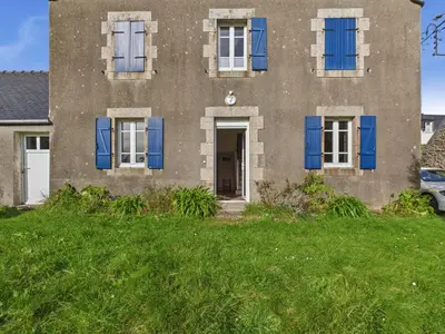 Jardin de l'établissement À 400m de la plage, charmante maison pour 7