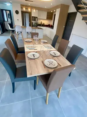 Cuisine ou kitchenette dans l'établissement villa des rivages