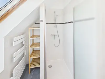 Un ou plusieurs lits dans un hébergement de l'établissement Maison avec veranda pour 6 personnes
