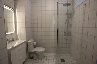 Salle de bains dans l'établissement Joli appartement au centre de Brest