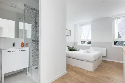 Salle de bains dans l'établissement Excalibur