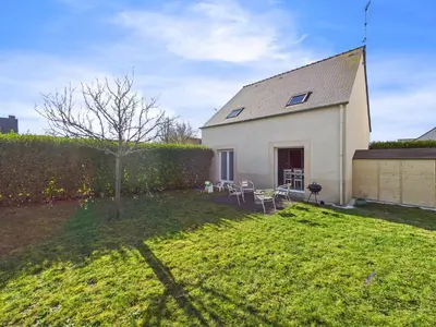 Jardin de l'établissement Maison familiale pour 7 proche de la mer