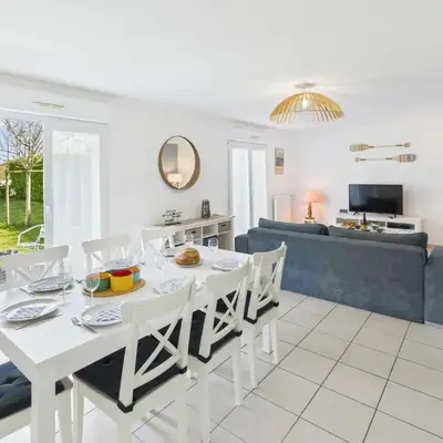Maison familiale pour 7 proche de la mer