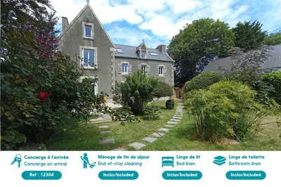 Jardin de l'établissement Magnifique maison pour 8 avec jardin