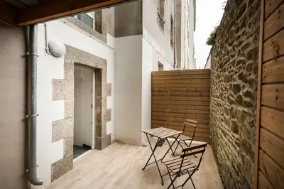 Balcon ou terrasse dans l'établissement T2 Le Redoutable