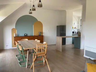 Cuisine ou kitchenette dans l'établissement Eco-friendly house