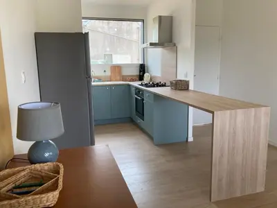 Cuisine ou kitchenette dans l'établissement Eco-friendly house