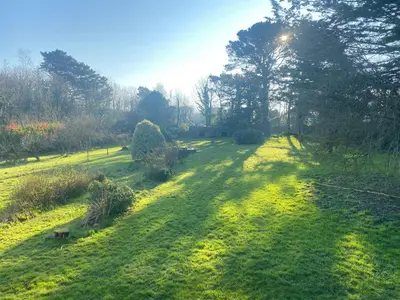 Jardin de l'établissement B&B Manoir de Keryvon