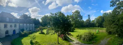 Jardin de l'établissement B&B Manoir de Keryvon