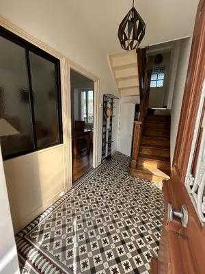 Plan de l'établissement Maison de Charme avec Jardin, à 5 min de la mer