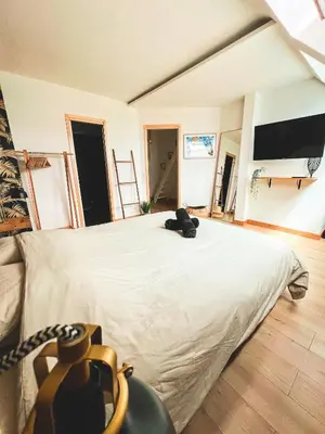 Un ou plusieurs lits dans un hébergement de l'établissement Triplex Port de Bénodet