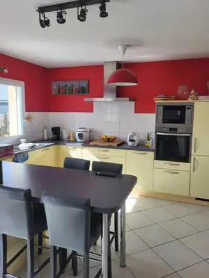 Cuisine ou kitchenette dans l'établissement Chez Nath et Richard, chambre chez l'habitant