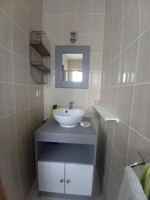 Salle de bains dans l'établissement Chez Nath et Richard, chambre chez l'habitant