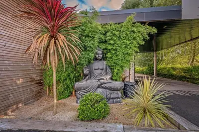 Jardin de l'établissement La Villa Chantalain