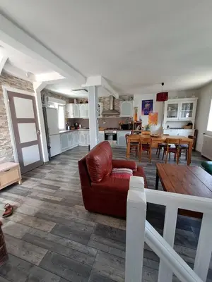 Cuisine ou kitchenette dans l'établissement Charmante maison dans le centre historique de Morlaix