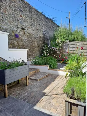 Jardin de l'établissement Charmante maison dans le centre historique de Morlaix