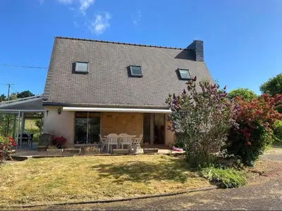 Jardin de l'établissement Kervig maison à 2 pas des plages