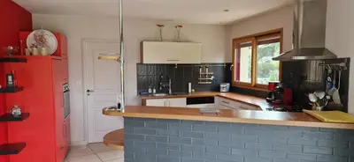 Cuisine ou kitchenette dans l'établissement Mer D'Iroise