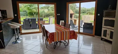 Cuisine ou kitchenette dans l'établissement Mer D'Iroise