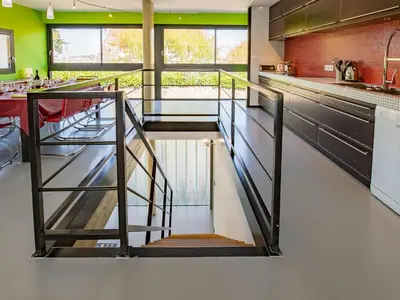 Cuisine ou kitchenette dans l'établissement Holiday Home Villa de la Baie by Interhome