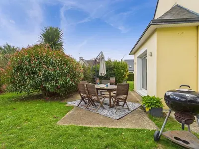 Jardin de l'établissement Maison avec terrasse et jardin pour 6 - Bénodet