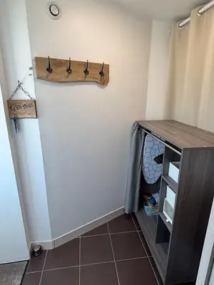 Cuisine ou kitchenette dans l'établissement Ty an Avel