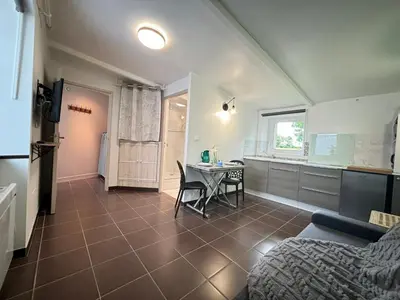 Coin salon dans l'établissement Ty an Avel