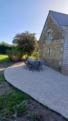 Jardin de l'établissement Maison route des plages