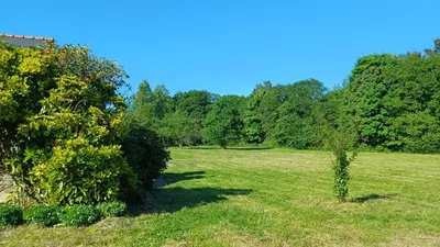 Jardin de l'établissement Maison route des plages