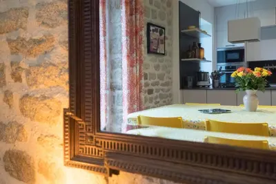 Cuisine ou kitchenette dans l'établissement Villa Kérity-Ki - au coeur du port typique de Kérity