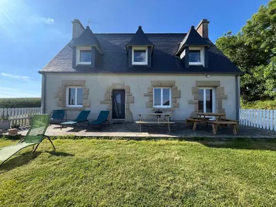 Jardin de l'établissement Le logis de Keramporchet - Proche plages