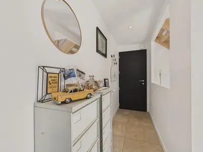 Cuisine ou kitchenette dans l'établissement Maison neuve avec terrasse pour 6 personnes