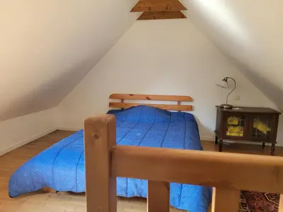 Un ou plusieurs lits dans un hébergement de l'établissement Ancienne ferme bord de mer