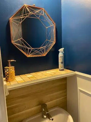 Salle de bains dans l'établissement La maison du Cordonnier